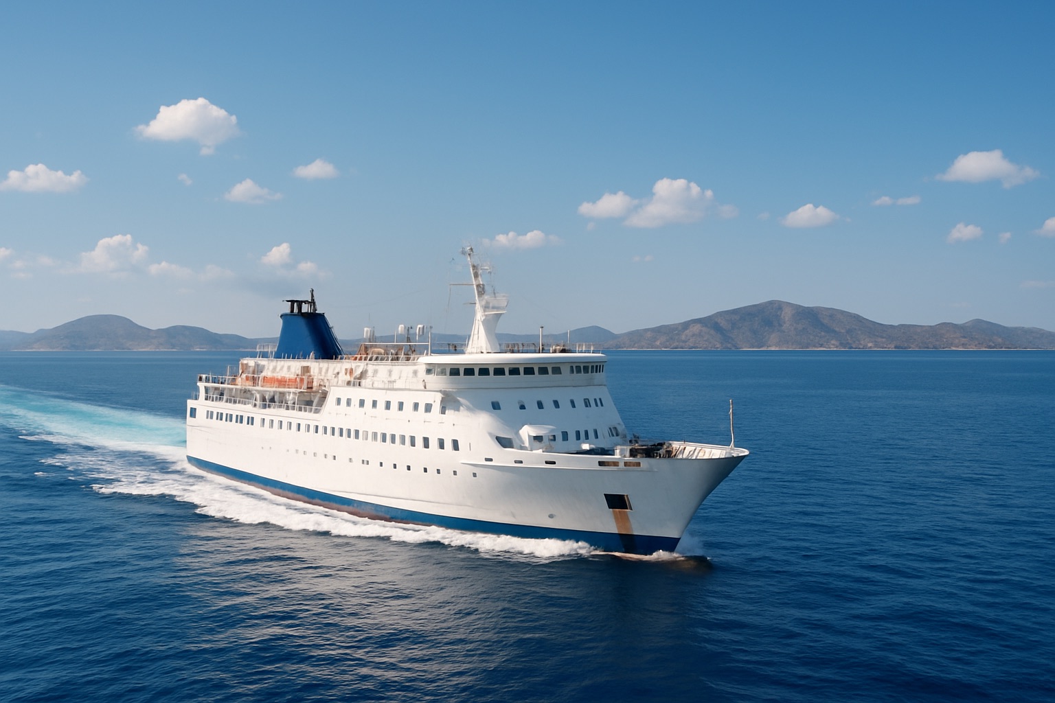 Fähren im Mittelmeer