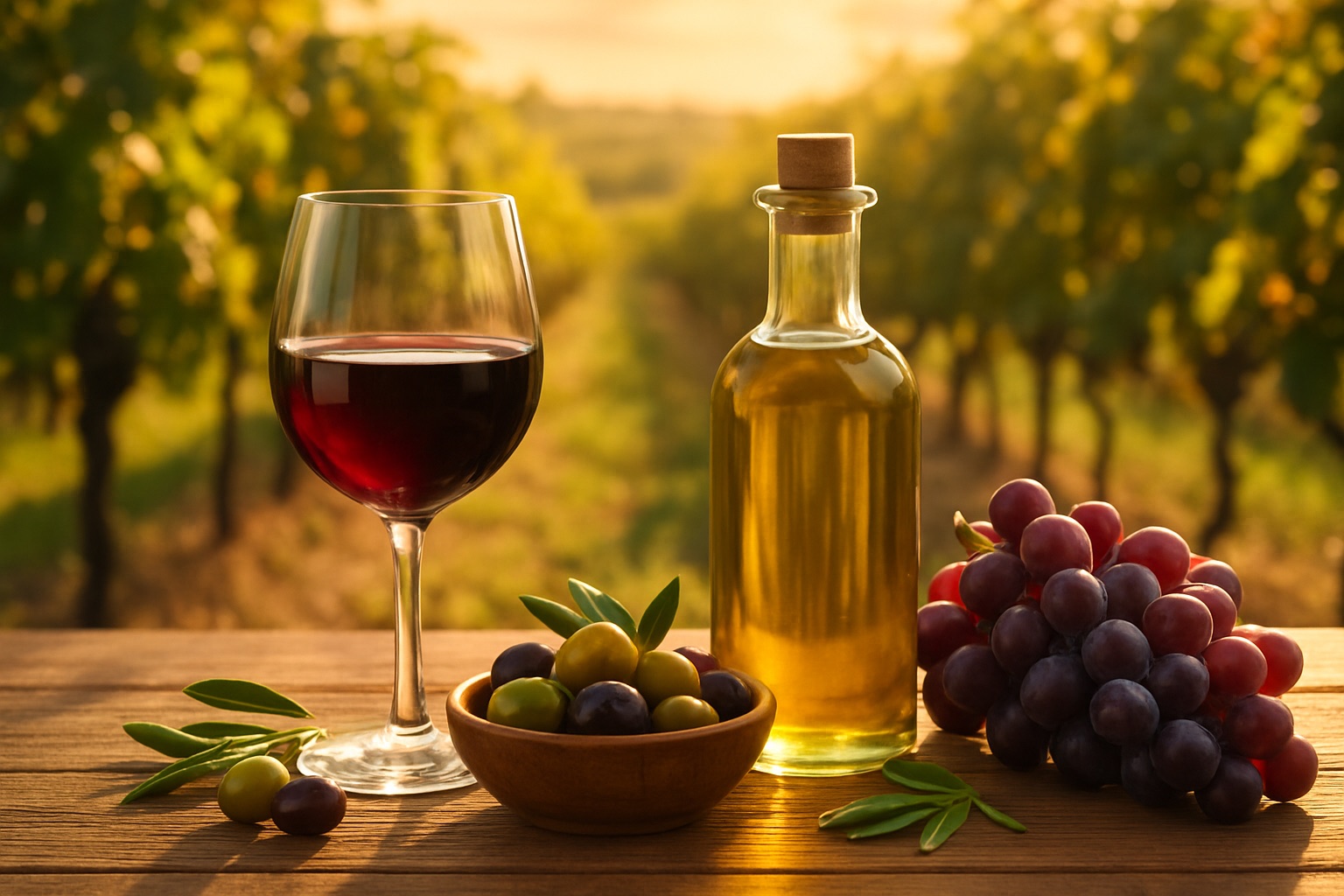 Wein & Olivenöl